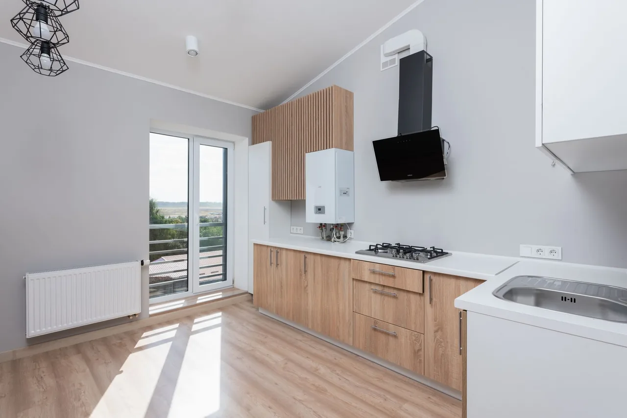 Flat-Panel (Slab) Cabinets in a finished space